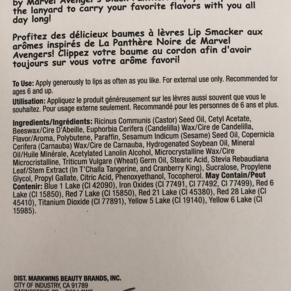 LIP SMACKERS LIMITED EDITION MARVEL LIP BALM NWT - Picture 12 of 14